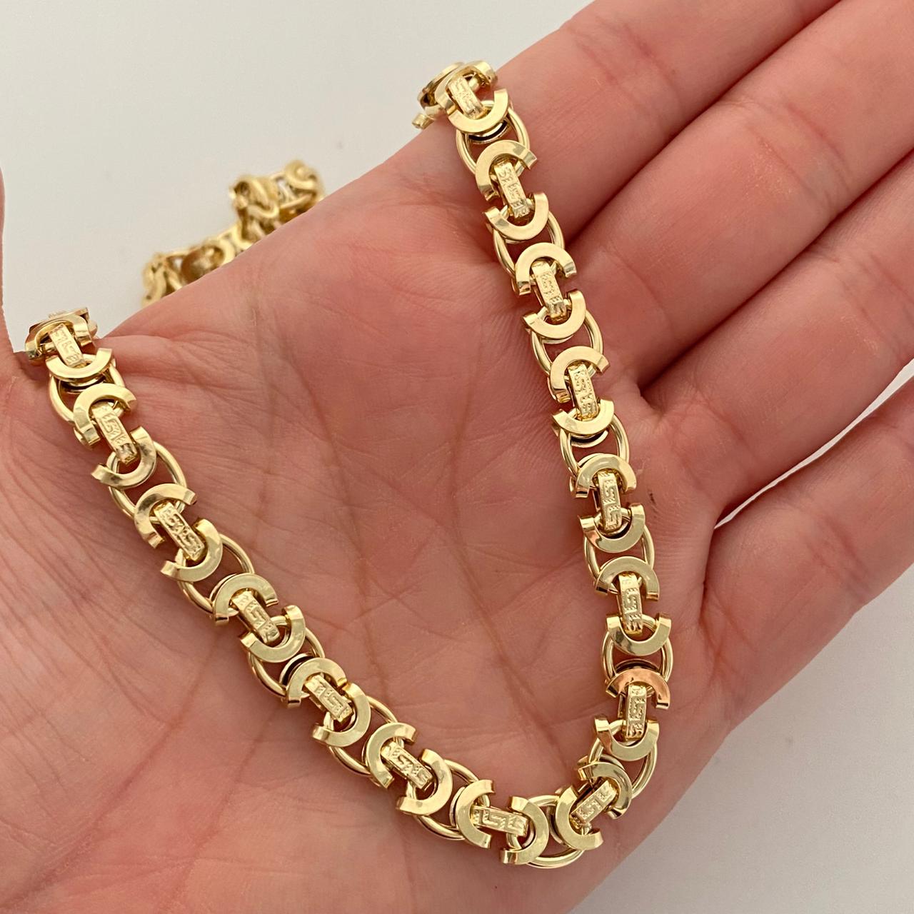 Cadena It rustica vs  Oro amarillo 18k +4 / 23,55 Gr / 6,6 mm / 60 Cm