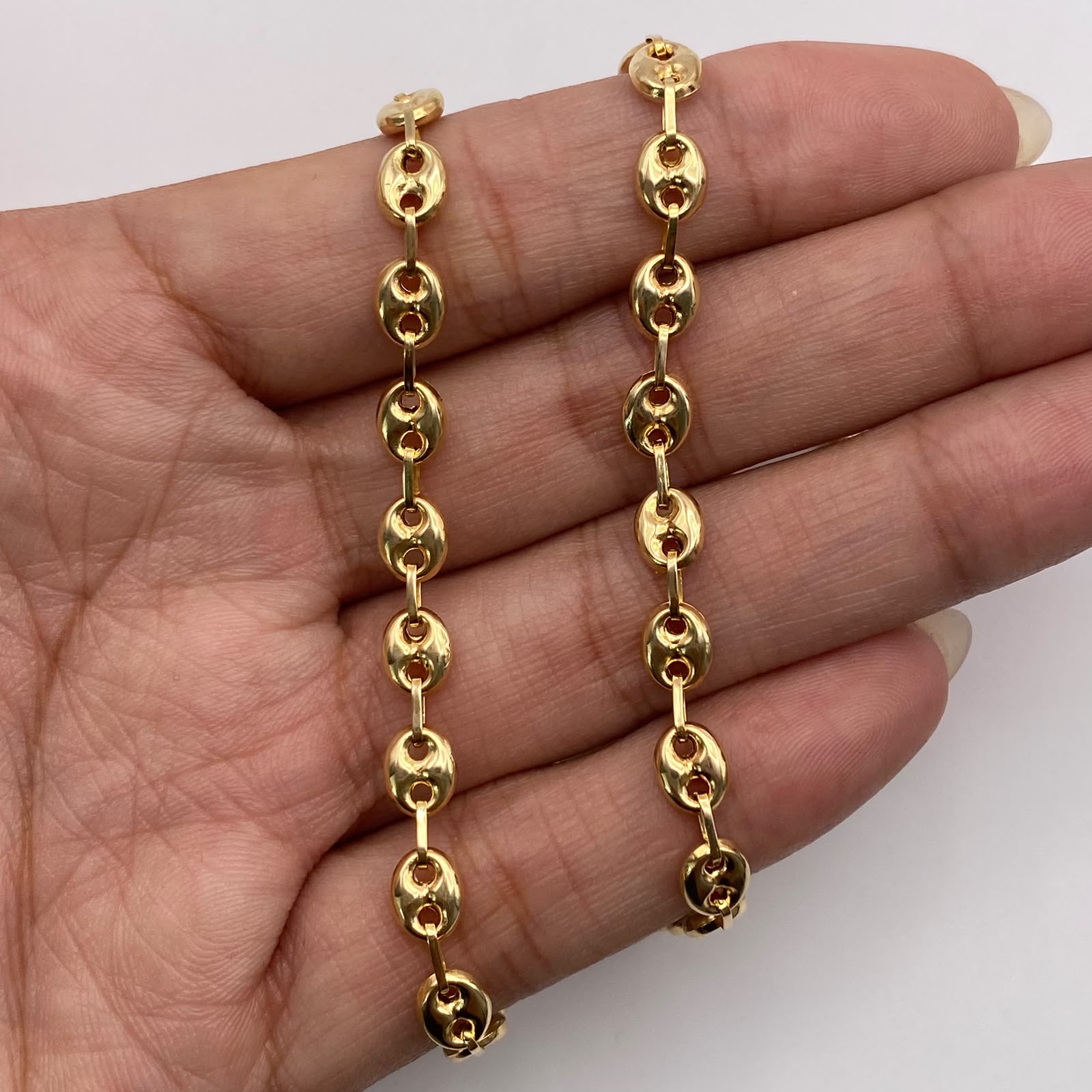 Cadena Gc Liso Oro amarillo 18k 11,60 Gr / 5,3 mm / 60 Cm Broche 0,40