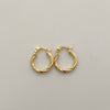 Candonga entorchada Oro amarillo 18k 1,10 Gr / 1,5 Cm