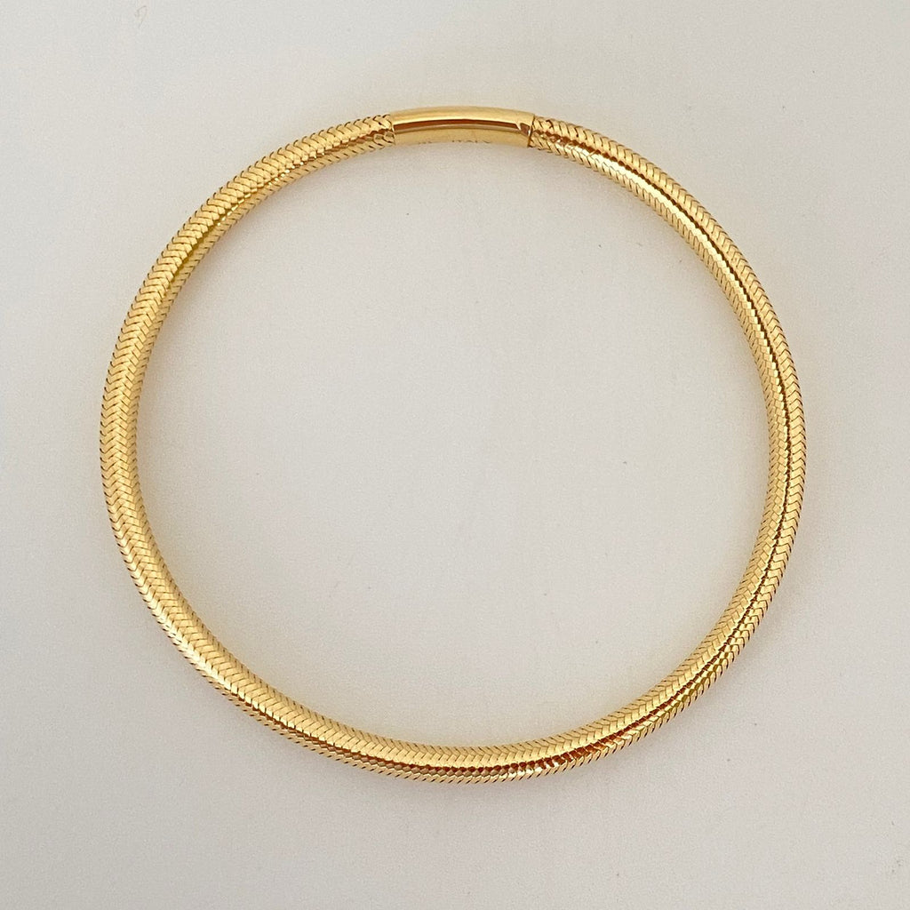 Aro It resorte Oro amarillo 18k +4 / 3,8 Gr / 18,3 Cm