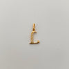 Dije Letra L Casting Oro amarillo 18k 0,7 Gr / 9,4 mm / 2 Cm