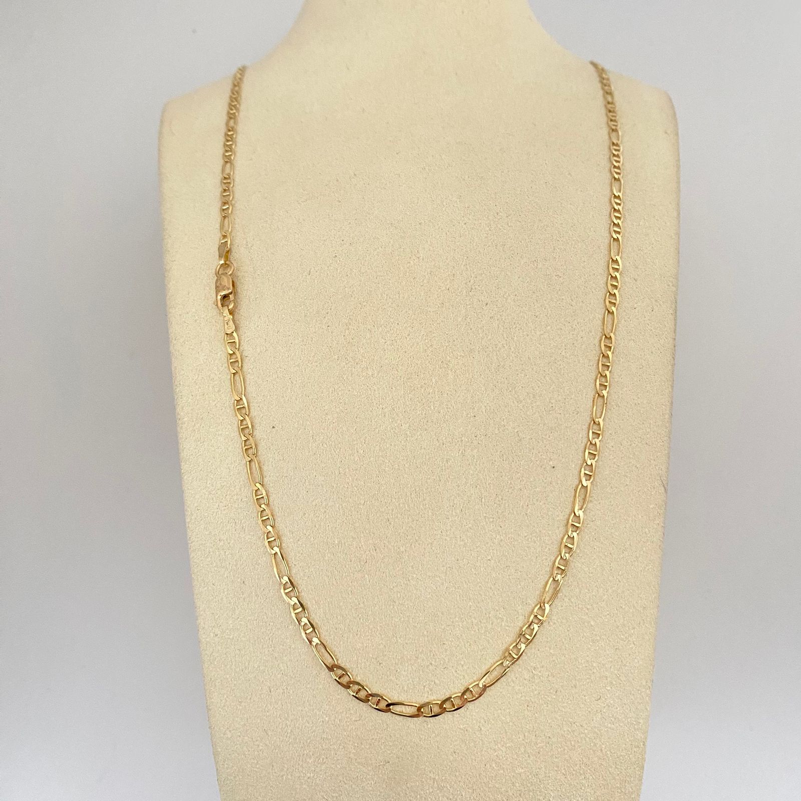 Cadena It 3x1 tipo escalera Oro amarillo 18k 6,35 Gr / 2,6 mm / 60 Cm