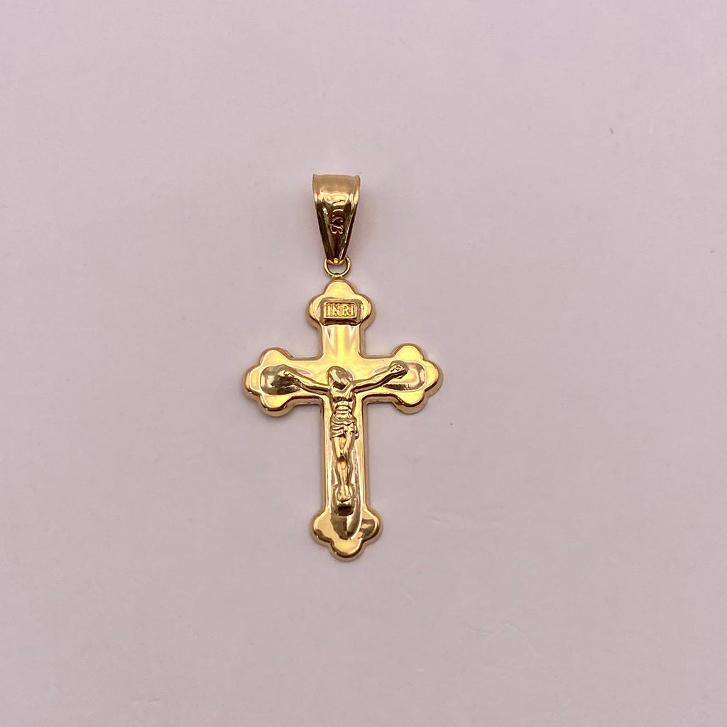 Dije Cruz cristo Oro amarillo 18k 1,81 Gr / 21,2 mm / 4,1 Cm