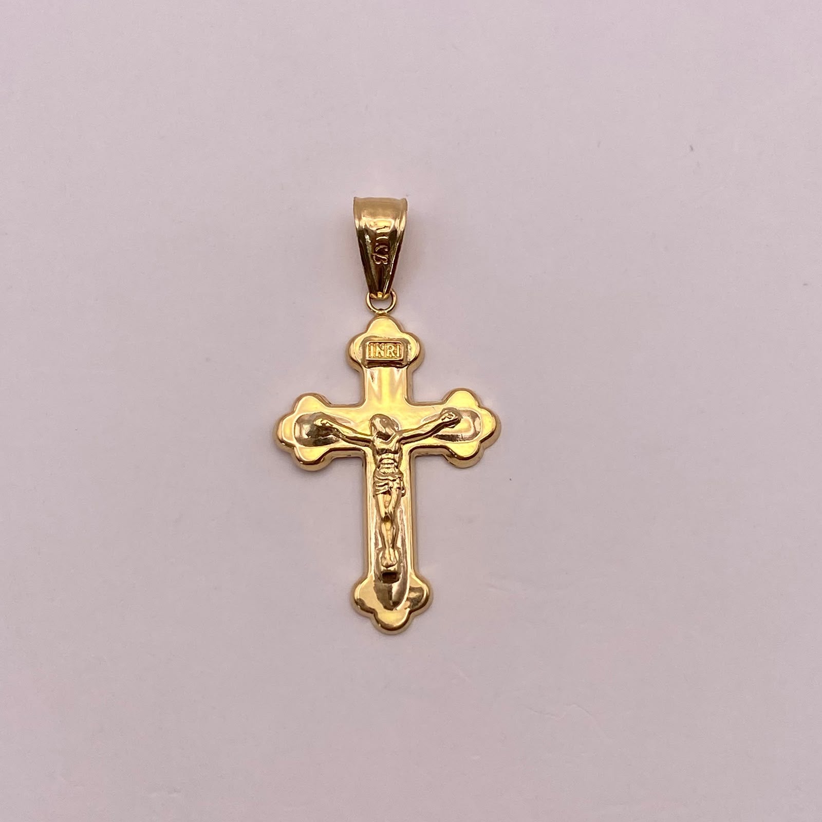 Dije Cruz cristo Oro amarillo 18k 1,81 Gr / 21,2 mm / 4,1 Cm