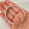 Aro sello Oro blanco 18k 13,35 Gr / 6,0 mm / 19 Cm