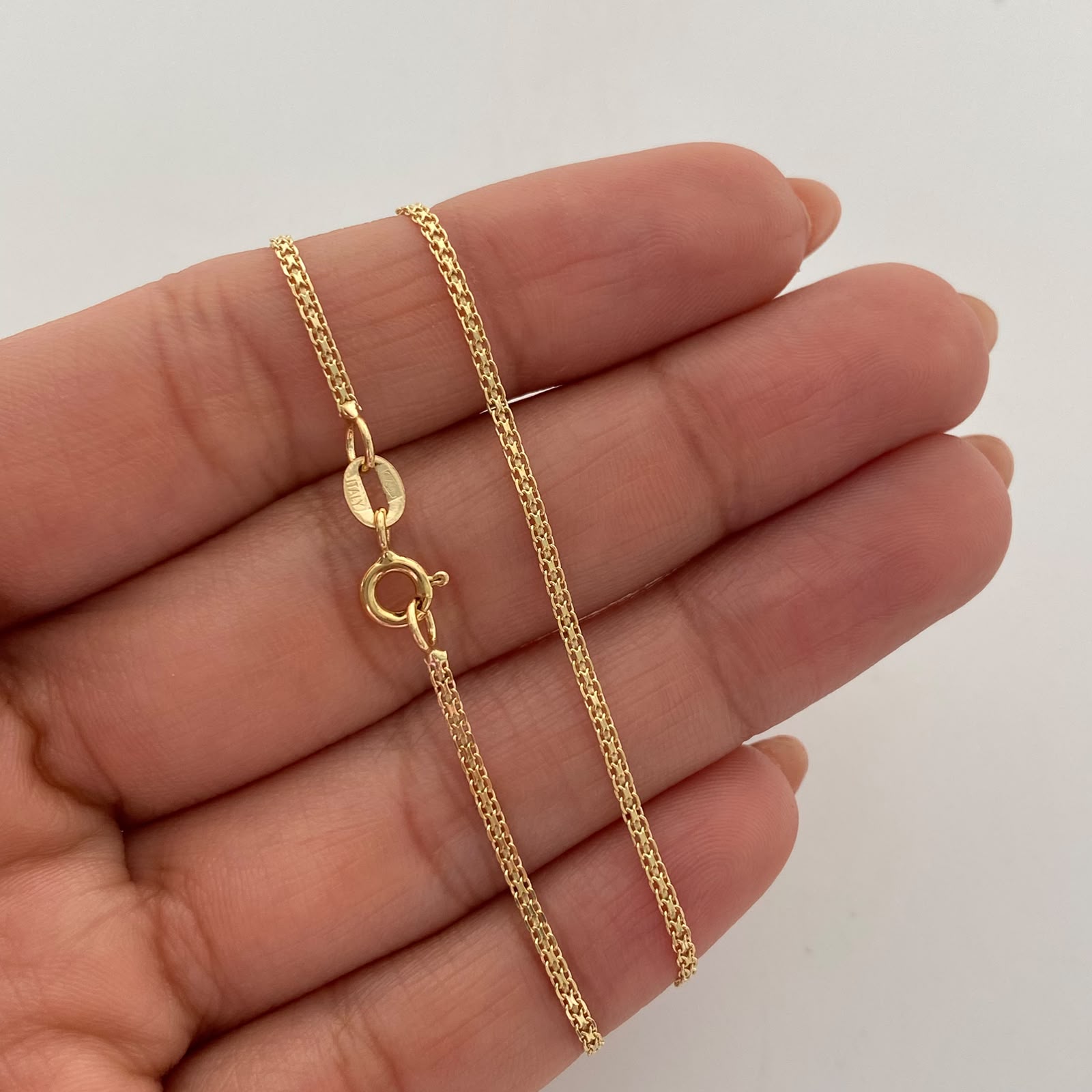 Cadena It China Oro amarillo 18k +1 / 3,15 Gr / 1,5 mm / 60 Cm