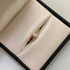 Anillo Solitario Doble Oro amarillo 18k / Talla 7 / 1,85 Gr / 2,4 mm