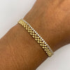 Pulso It tennis tipo reloj Oro amarillo 18k 9,32 Gr / 5,9 mm / 19 Cm