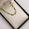 Pulso Rustico Oro amarillo 18k 4,35 Gr / 4,3 mm / 18,5 Cm Broche 0,40