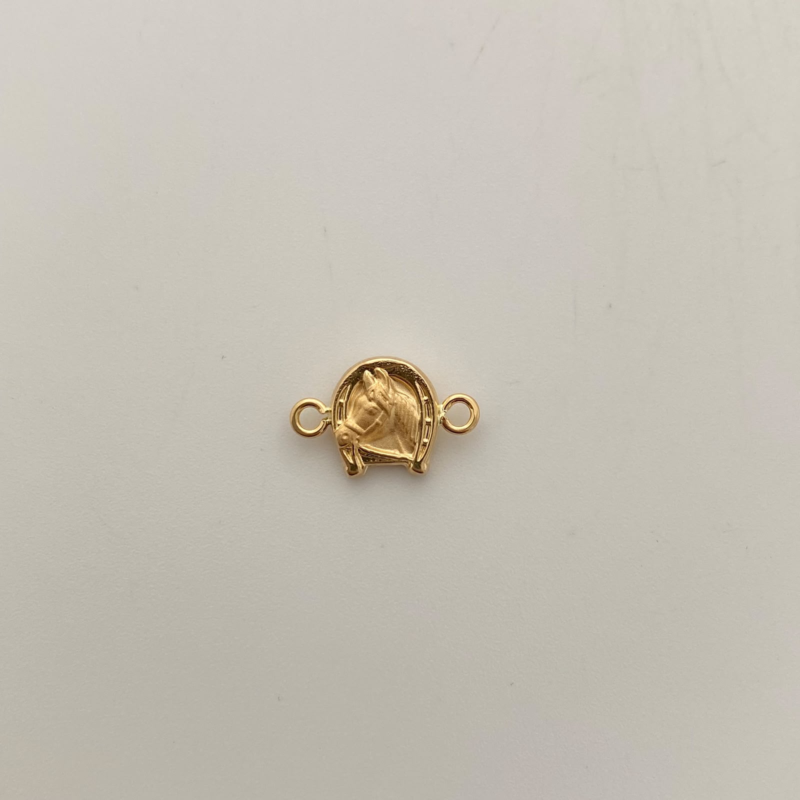 Herraje Herradura de Caballo Oro amarillo 18k 0,55 Gr / 1,5 Cm