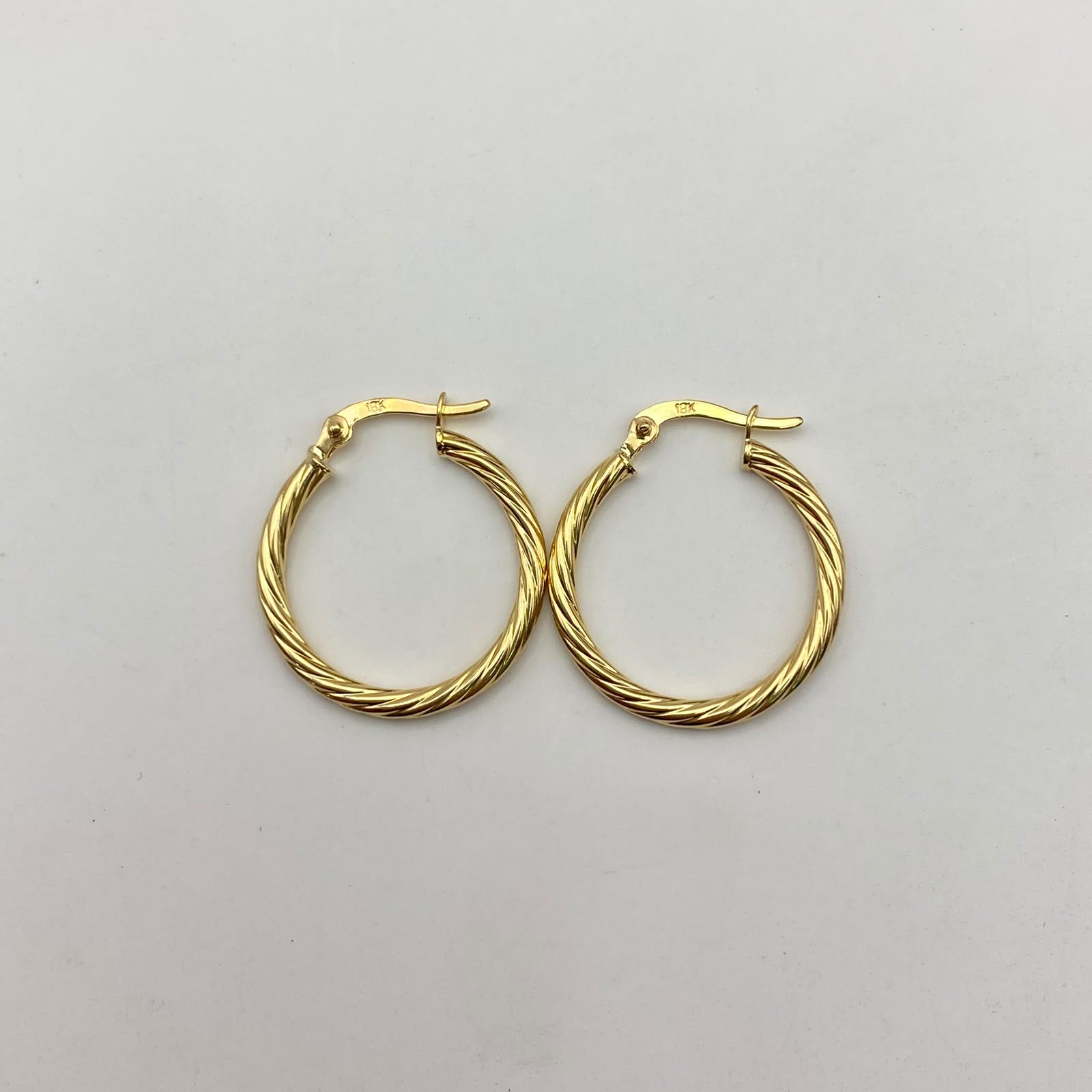 Candonga tupida entorchada Oro amarillo 1,75 Gr / 2,5 Cm