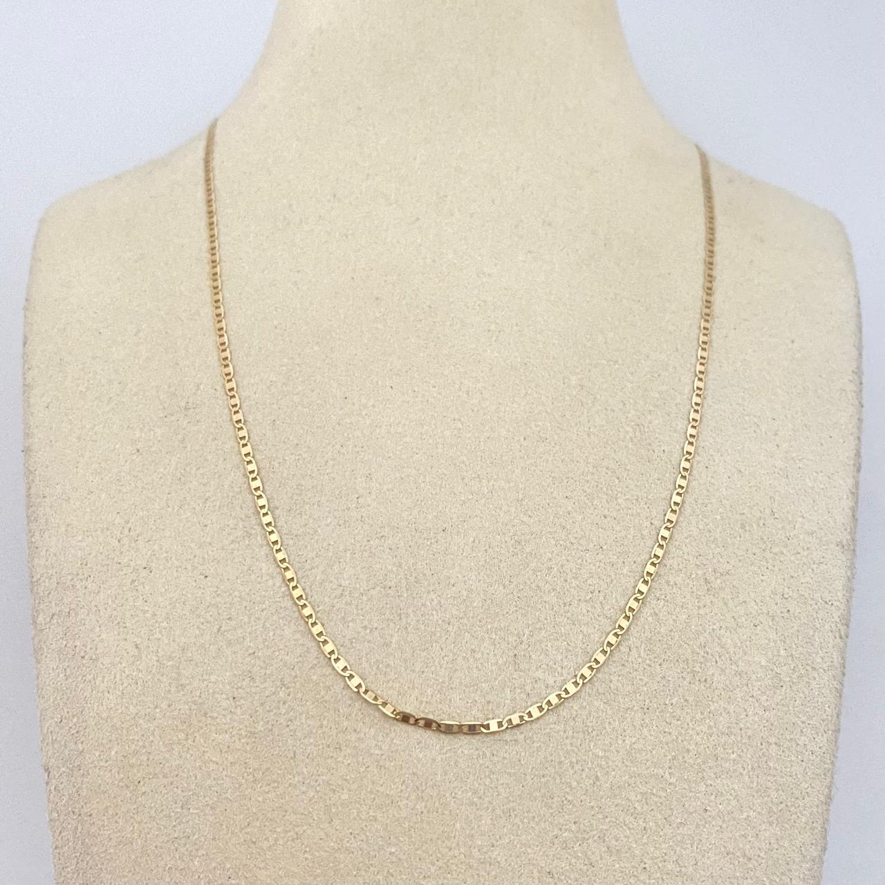 Cadena It plana Oro amarillo 18k 1,3 Gr / 1,3 mm / 40 Cm