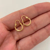 Candonga Matte Oro amarillo 18k 0,7 Gr / 1,3 Cm