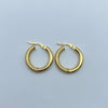 Candonga It lisas serpiente Oro amarillo 18k 2,15 Gr / 2 Cm