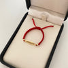 Pulsera tejida herraje placa nombre Mateo Oro amarillo 18k 0,45 Gr
