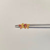 Topos Mariposa Casting Rojo Oro amarillo 18k 0,85 Gr / 6,3 mm