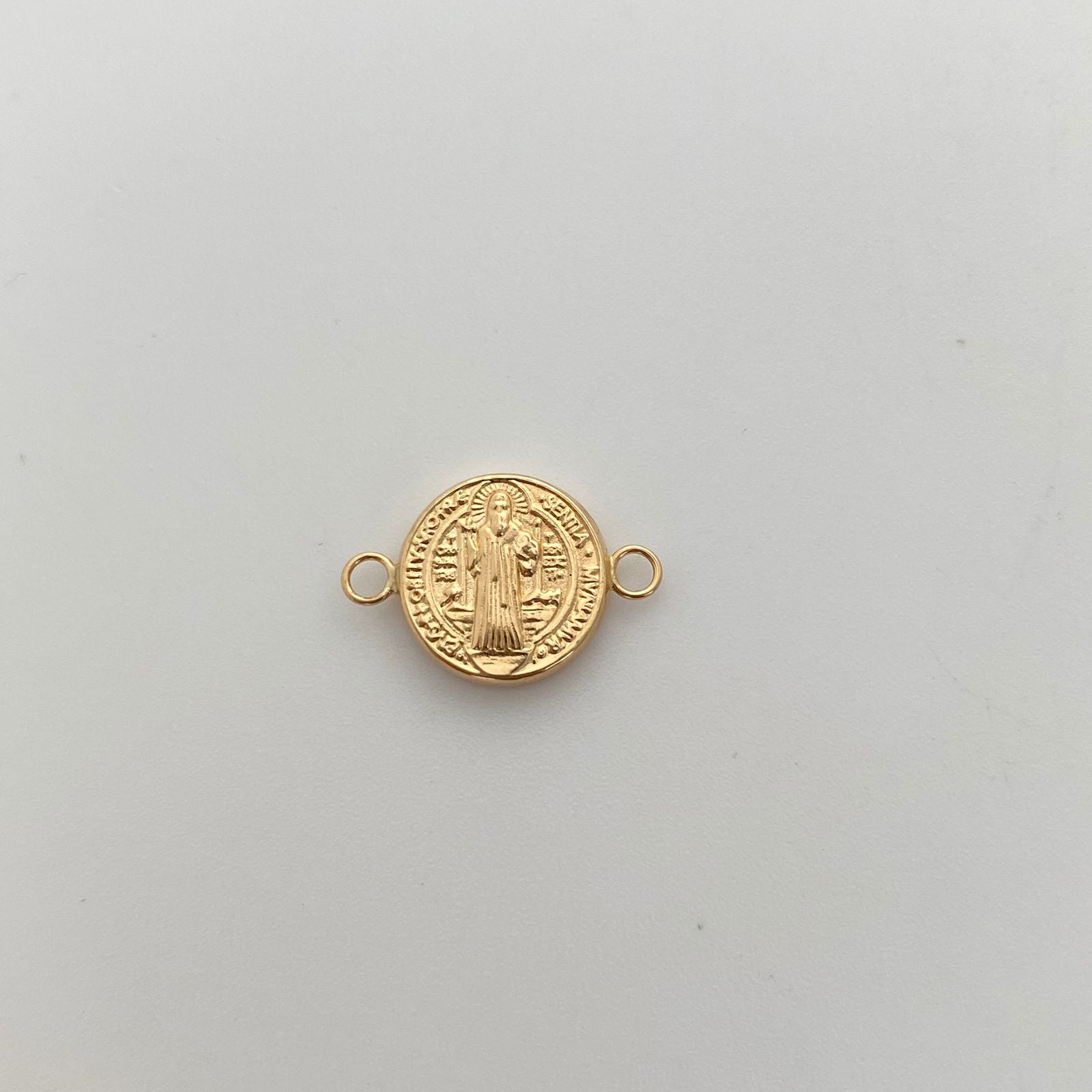 Herraje San benito Oro amarillo 18k 0,6 Gr / 1,2 Cm