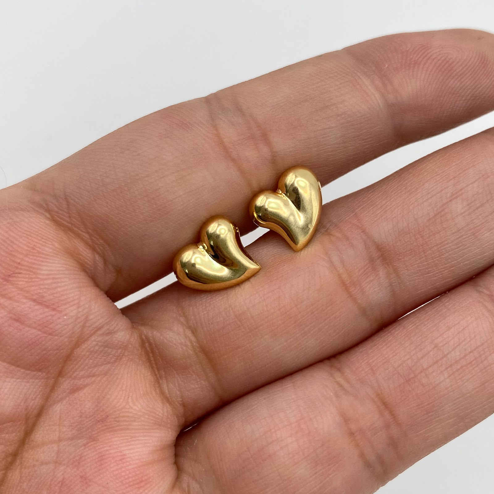 Topos corazón burbuja Oro amarillo 18k 0,95 Gr / 9,78 mm