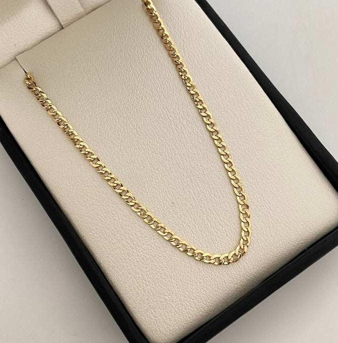 Cadena It Cubana Oro amarillo 18k 5,5 Gr / 2,9 mm / 60 Cm