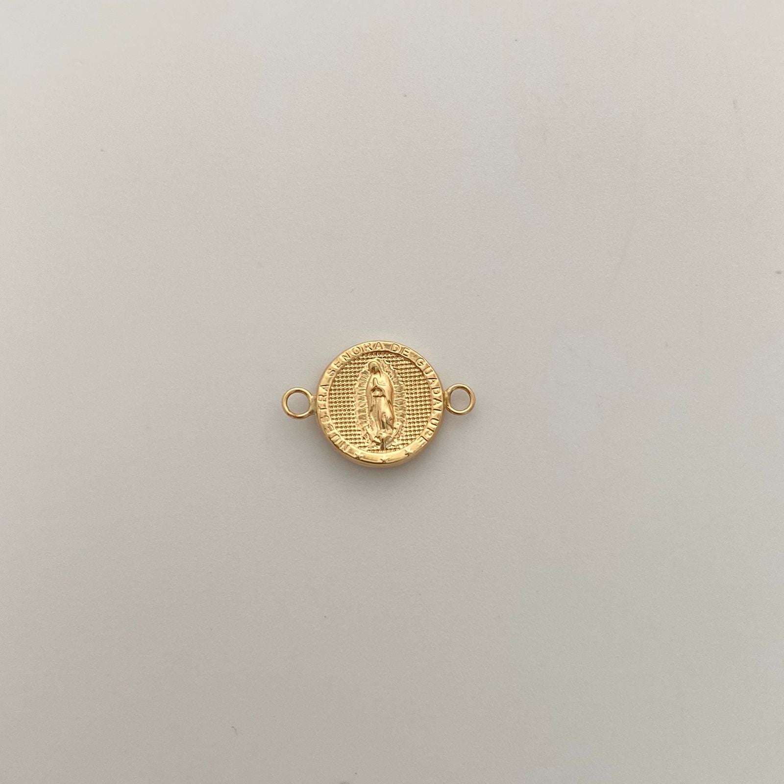 Herraje Guadalupe Redonda Oro amarillo 18k 0,75 Gr / 1,2 Cm