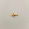 Herraje Cruz Cristo Oro amarillo 18k 0,4 Gr / 1,7 Cm