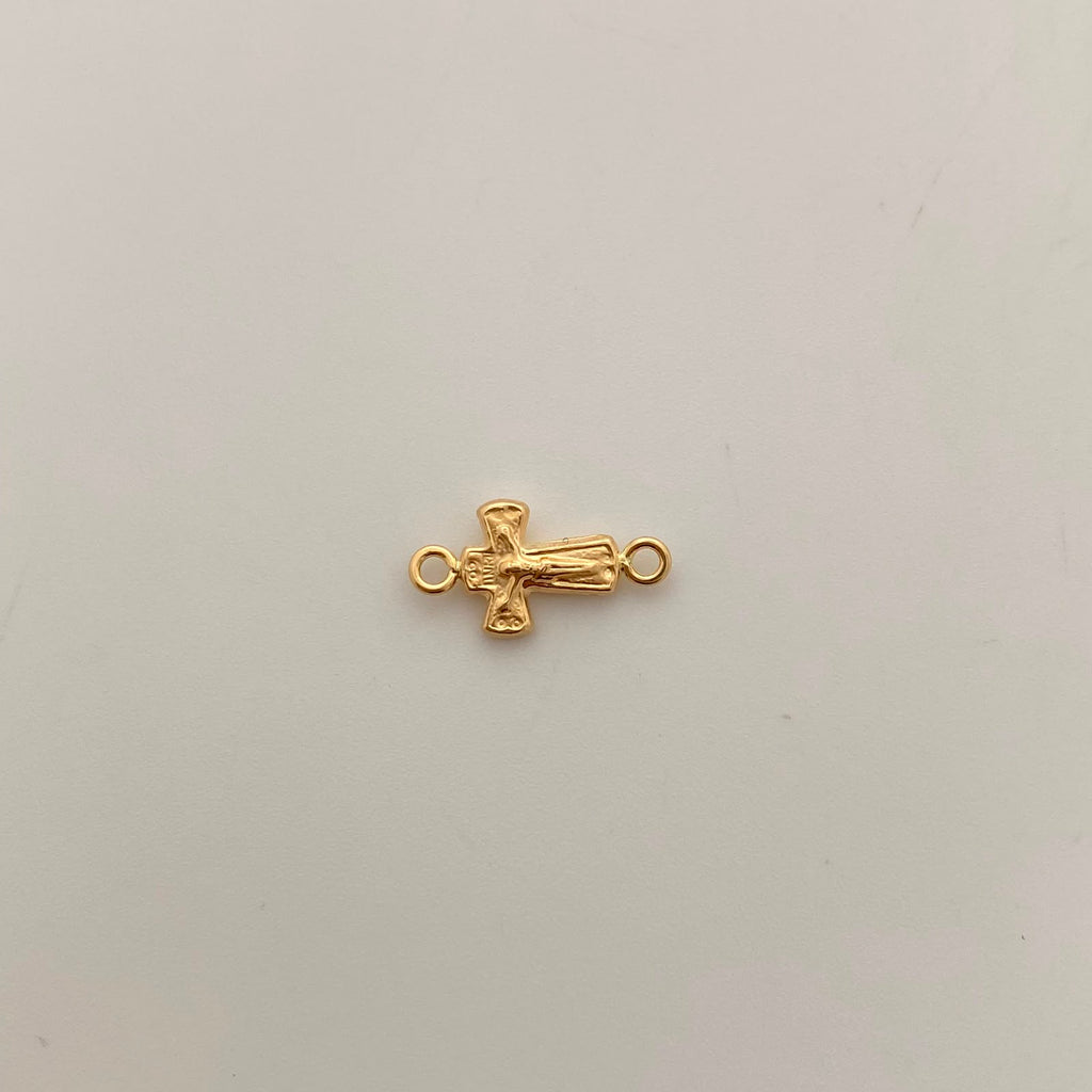 Herraje Cruz Cristo Oro amarillo 18k 0,4 Gr / 1,7 Cm