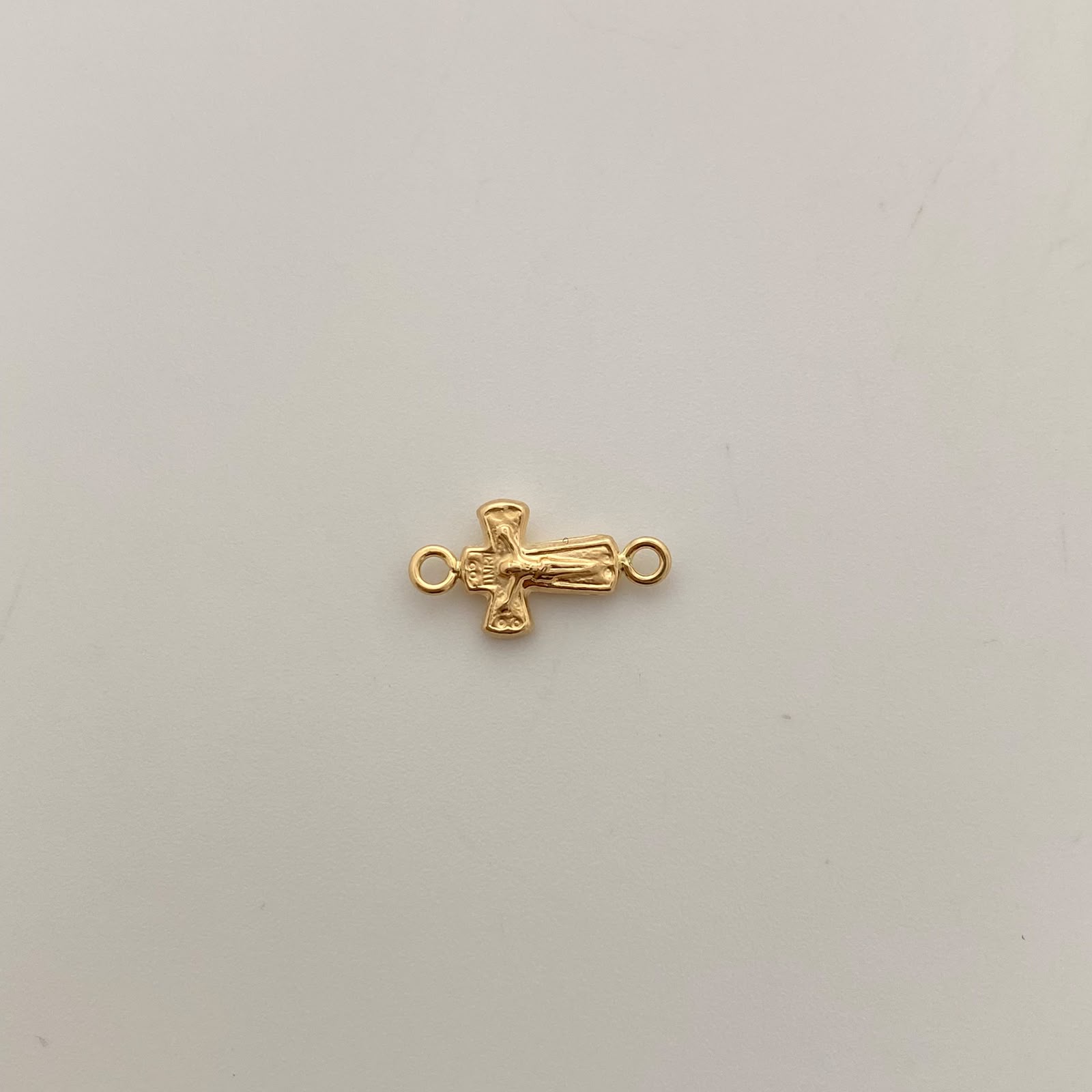 Herraje Cruz Cristo Oro amarillo 18k 0,4 Gr / 1,7 Cm
