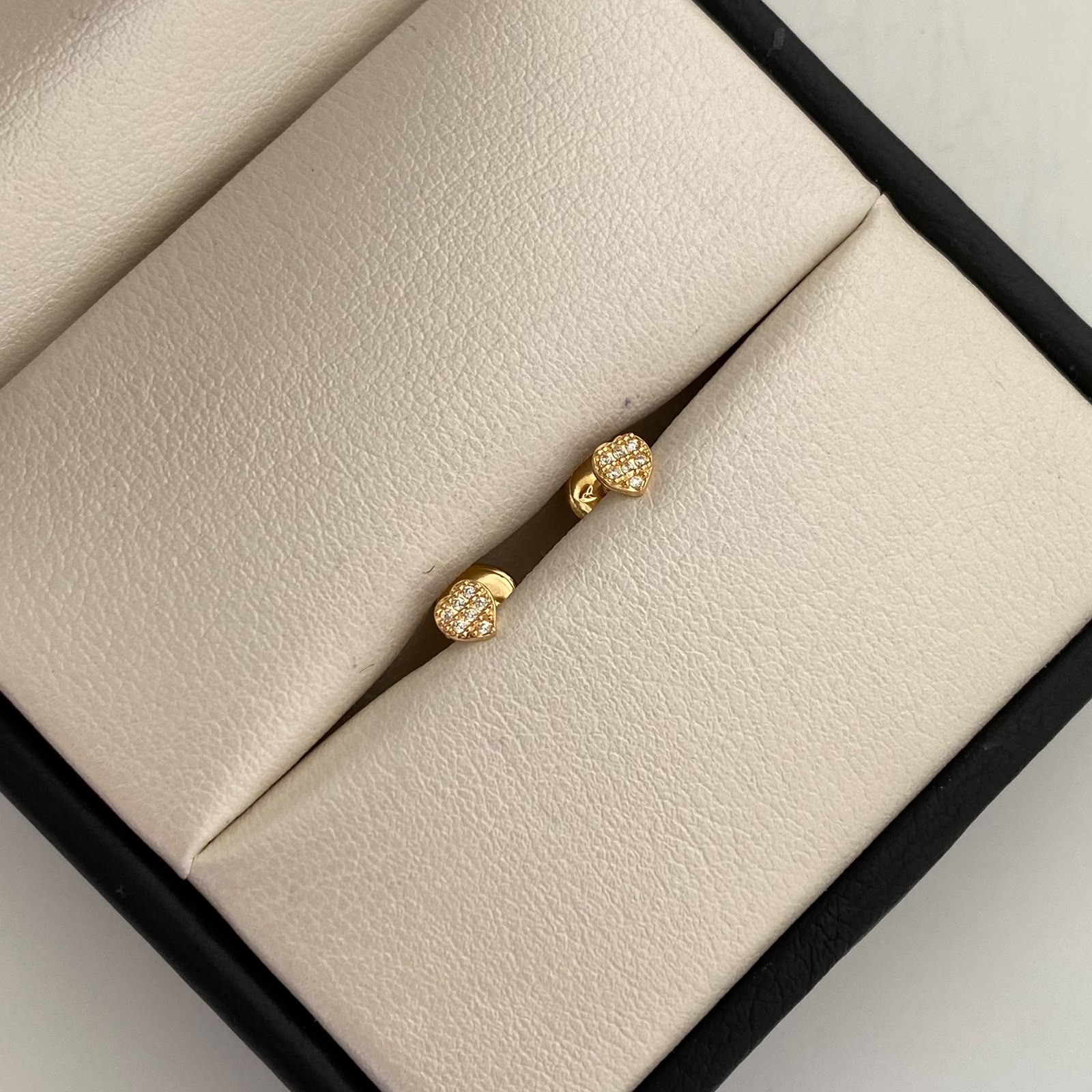 Topos Corazon Casting Blanco Oro amarillo 18k 0,5 Gr / 3,9 mm