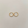 Candonga imperdible lisa Oro amarillo 18k 0,45 Gr / 1 Cm