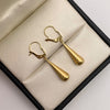Candonga gota Oro amarillo 18k 0,88 Gr / 3,5 Cm
