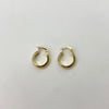 Candonga lisa media luna  Oro amarillo 1,75 Gr / 1,5 Cm