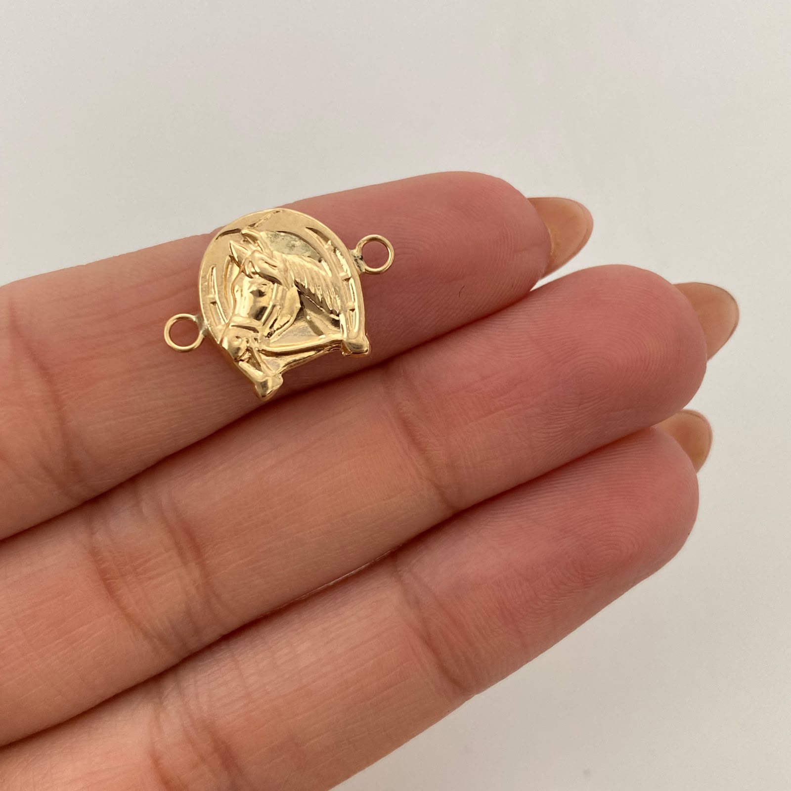 Herraje Herradura de Caballo Oro amarillo 18k 0,75 Gr / 1,8 Cm
