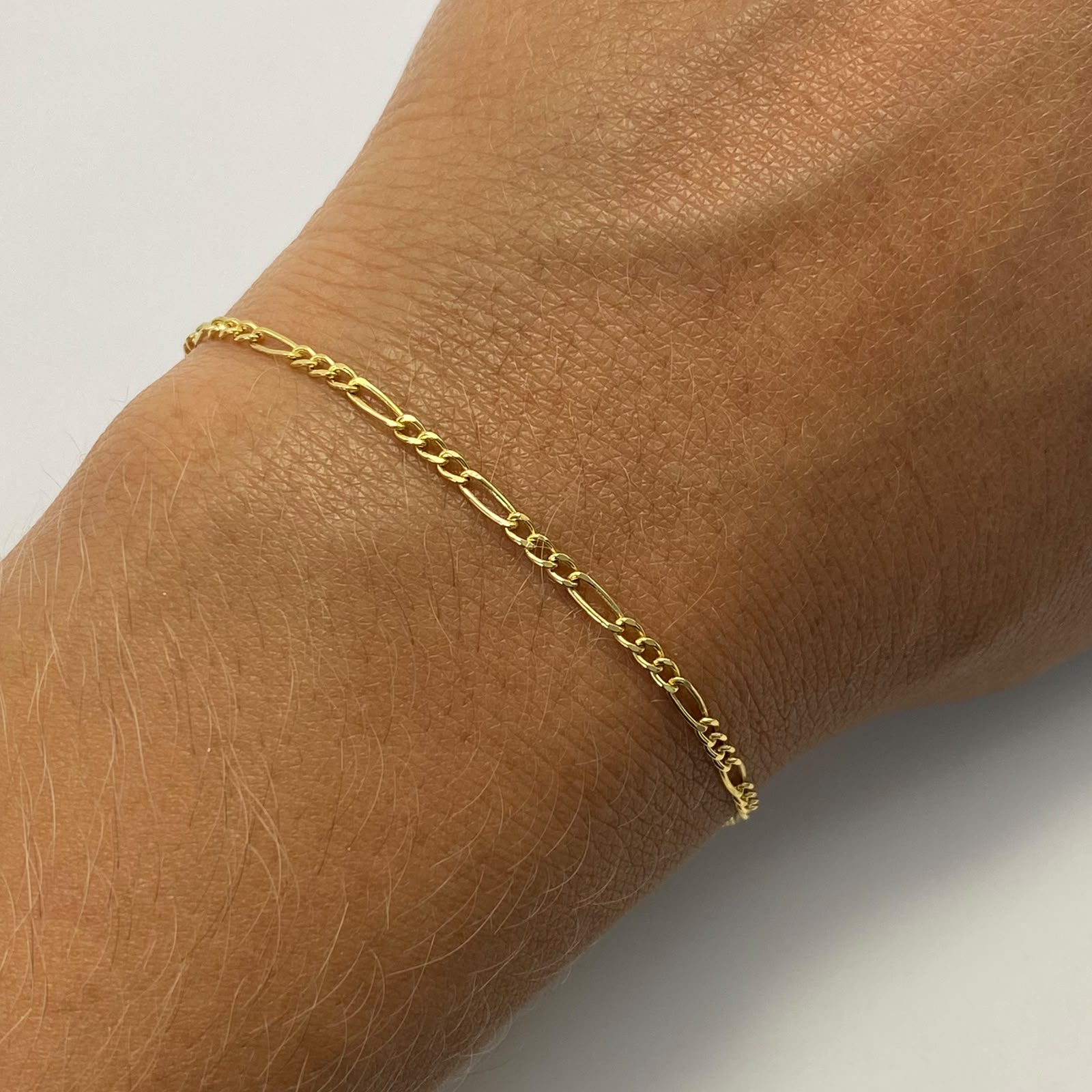 Pulso It mini 3x1  Oro amarillo 18k +1 / 0,9 Gr / 2 mm / 19,5 Cm