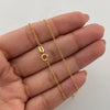 Cadena It Mini 3x1 Oro amarillo 18k 1,0 Gr / 1,2 mm / 45 Cm