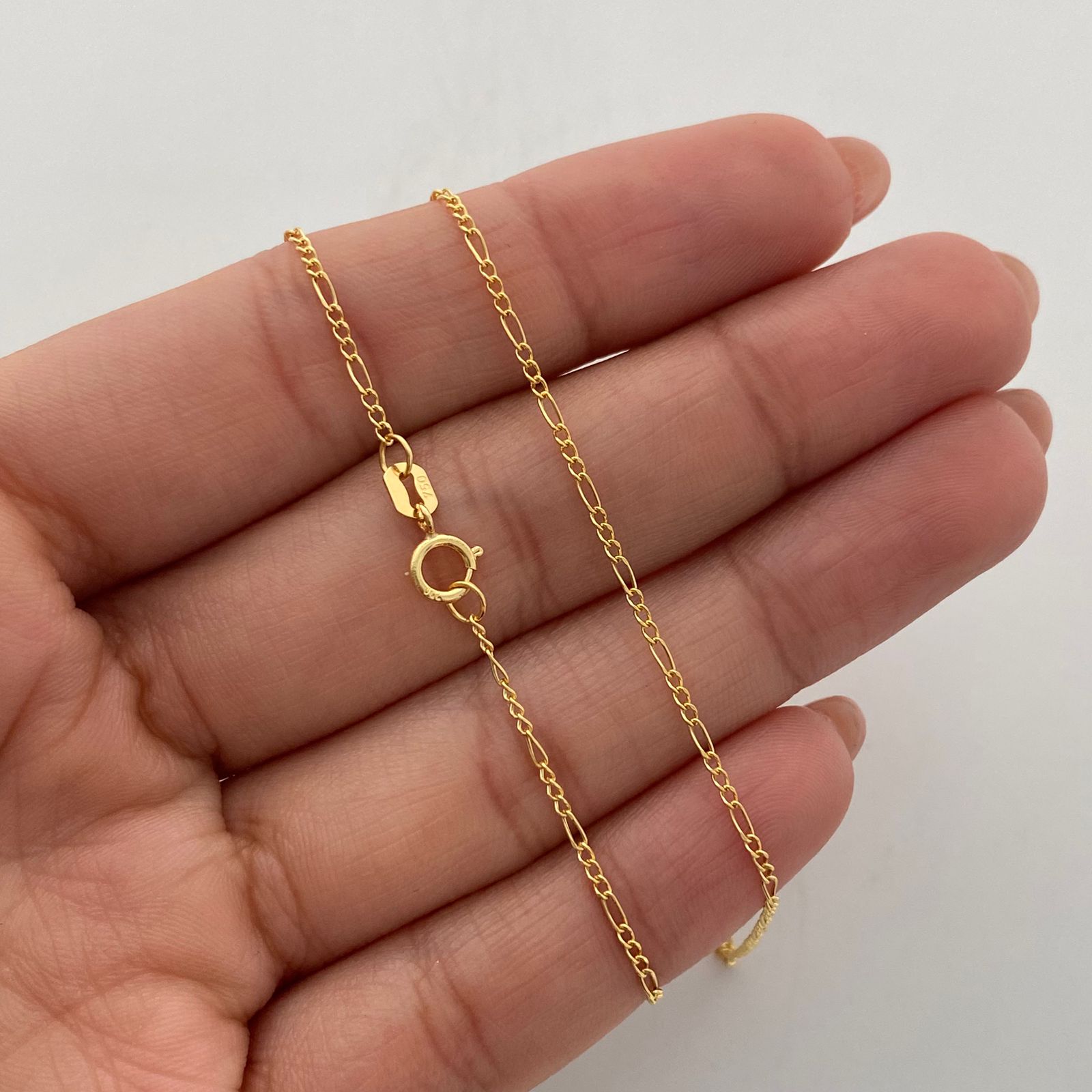Cadena It Mini 3x1 Oro amarillo 18k 1,0 Gr / 1,2 mm / 45 Cm