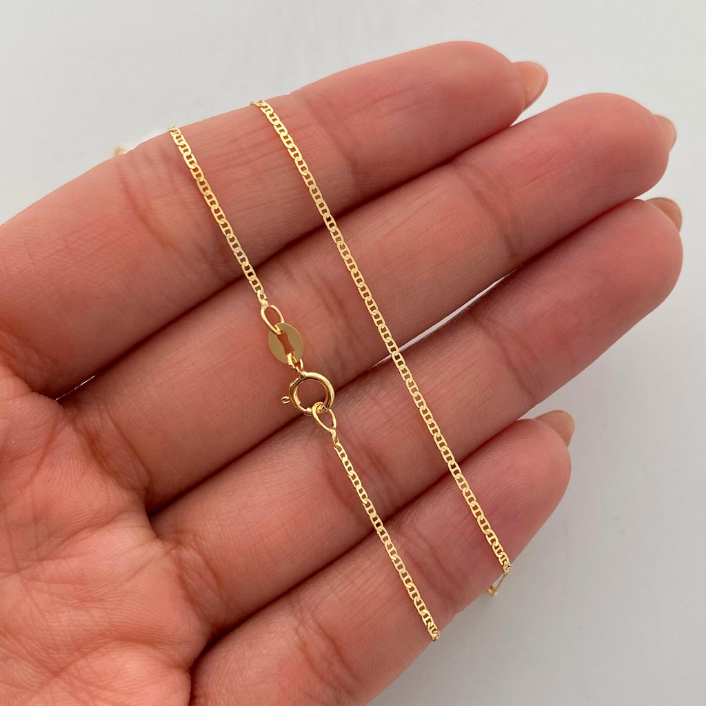 Cadena It Plana Oro amarillo 18k 1,8 Gr / 1,1 mm / 60 Cm