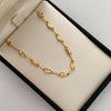 Cadena Cadena Rustica Circulo Diamantado Oro amarillo 18k 9,85 Gr / 3,6 mm / 60 Cm