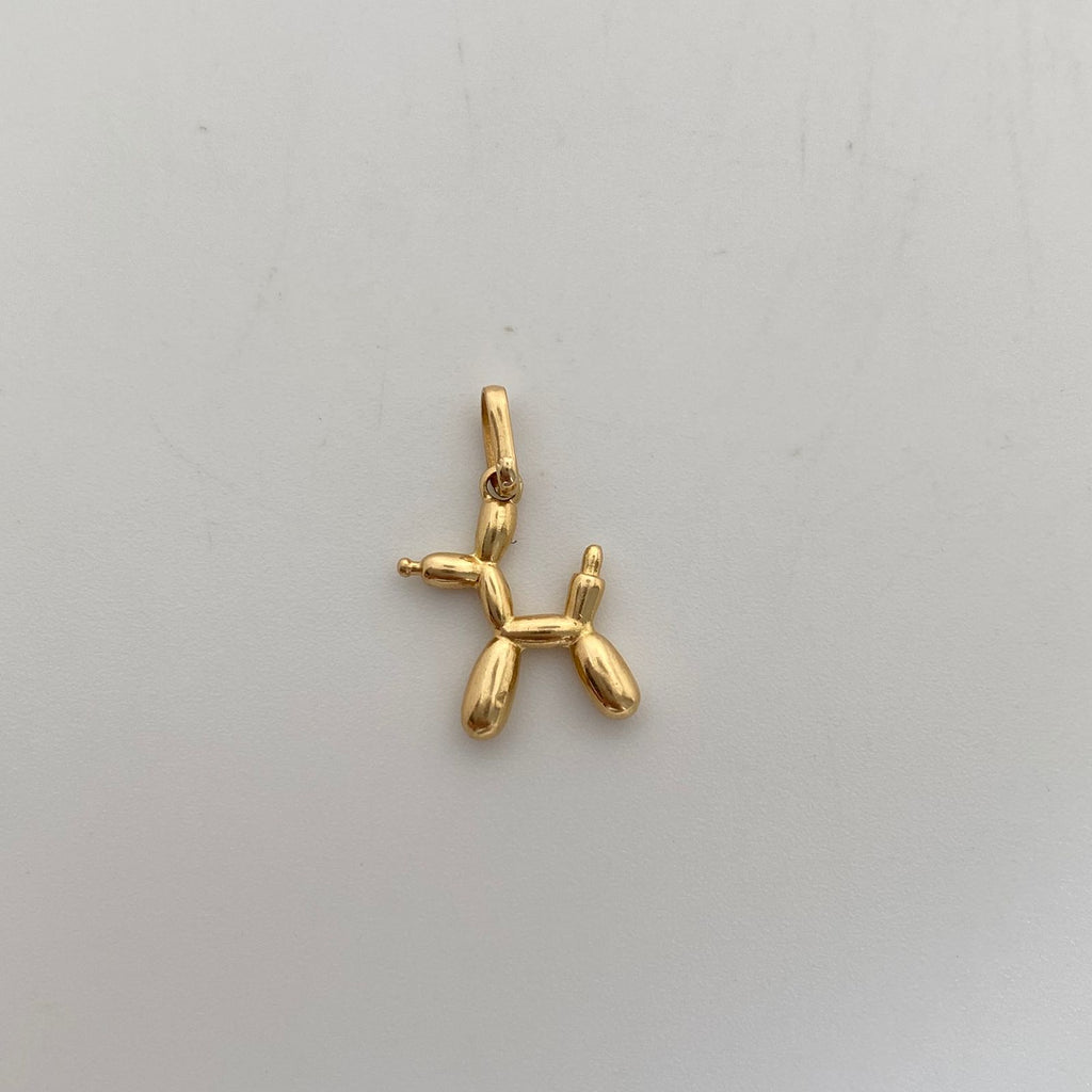 Dije Perro inflable Oro amarillo 18k 1,7 Gr / 14,4 mm / 2 Cm