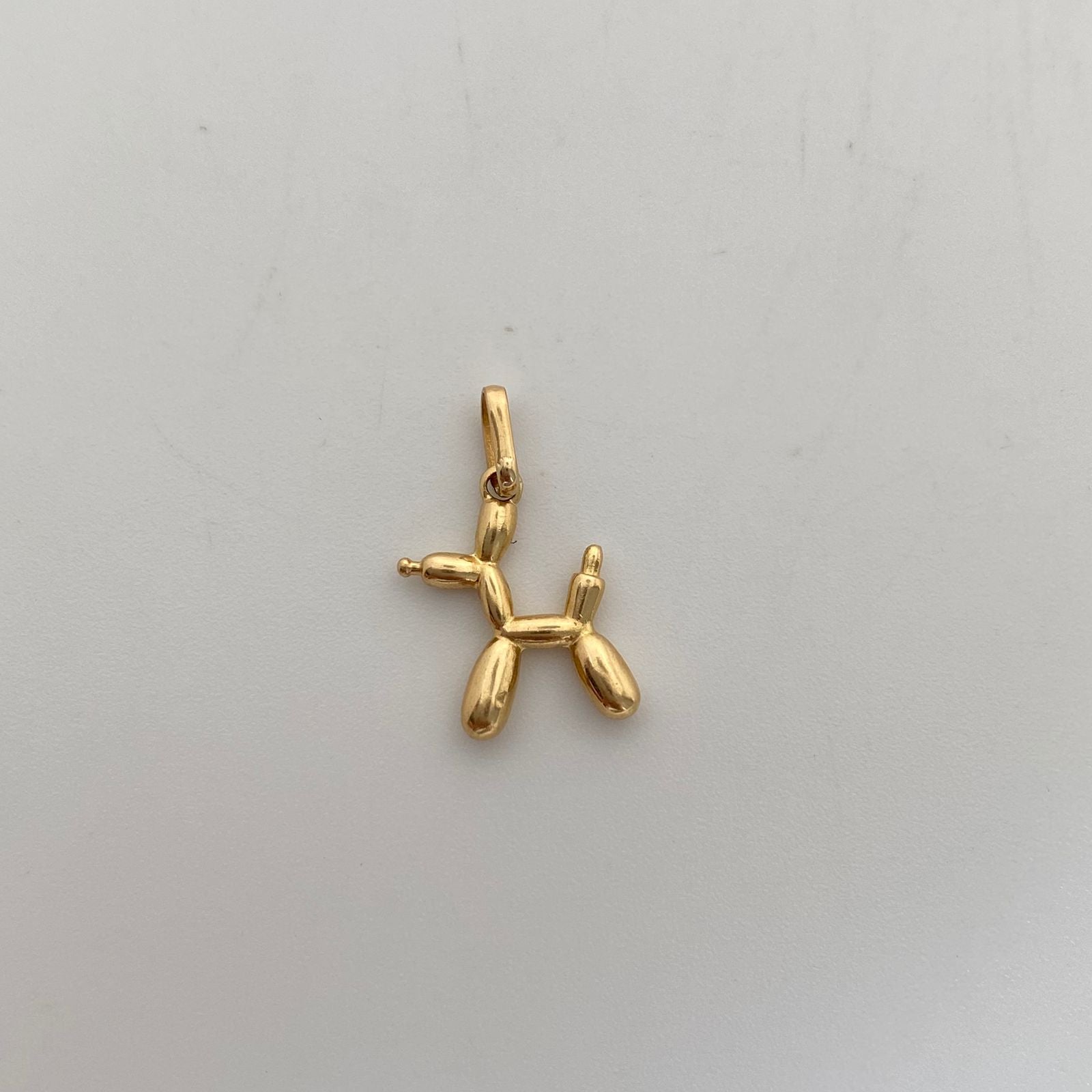 Dije Perro inflable Oro amarillo 18k 1,7 Gr / 14,4 mm / 2 Cm