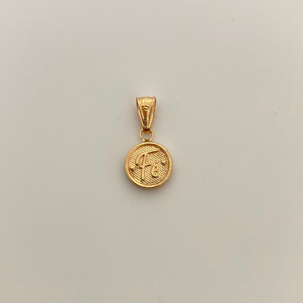 Dije Fe Oro amarillo 18k 0,65 Gr / 10 mm / 2 Cm