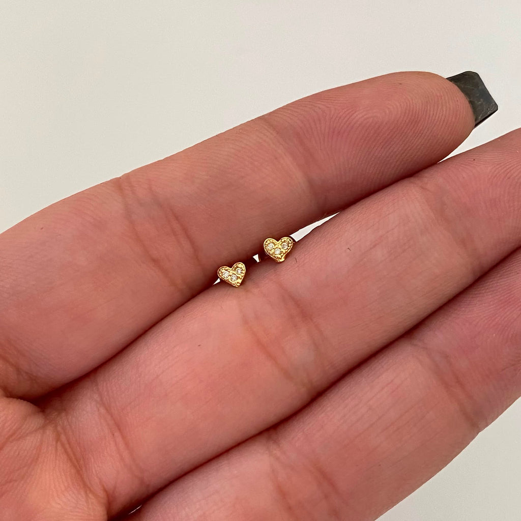 Topos Mini Corazon Casting Oro amarillo 18k 0,5 Gr / 3,6 mm