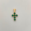 Dije Cruz Casting Oro amarillo 18k 1,9 Gr / 13,6 mm / 2,7 Cm