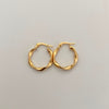 Candonga Entorchada Oro amarillo 18k 1,5 Gr / 2 Cm