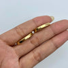 Candonga It lisa Oro amarillo 18k 2,15 Gr / 2,5 Cm