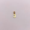 Dije letra J Oro amarillo 18k 0,6 Gr / 5,42 mm / 1,3 Cm