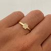 Anillo Oso Th Casting Oro amarillo 18k / Talla 6 1/2 / 1,55 Gr / 1,7 mm