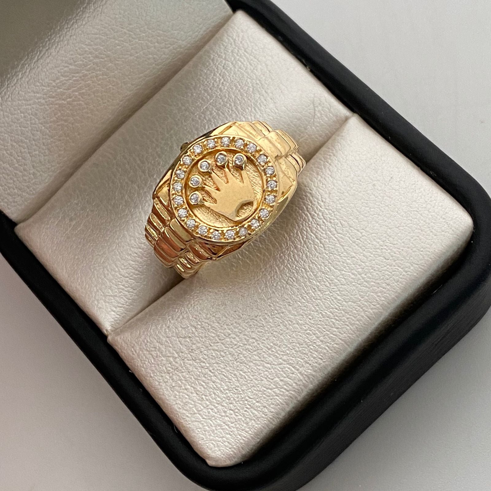 Anillo Corona Rx Casting Oro amarillo 18k / Talla 8 / 6,75 Gr / 5,7 mm