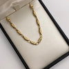 Pulso Rustico Oro amarillo 18k 4,60 Gr / 3,9 mm / 19,6 Cm Broche 0,40