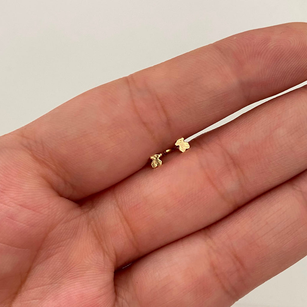 Topos Mini Oso Th Liso Oro amarillo 18k 0,45 Gr / 2,5 mm