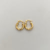 Candonga Entorchada Oro amarillo 18k 1,3 Gr / 1,3 Cm